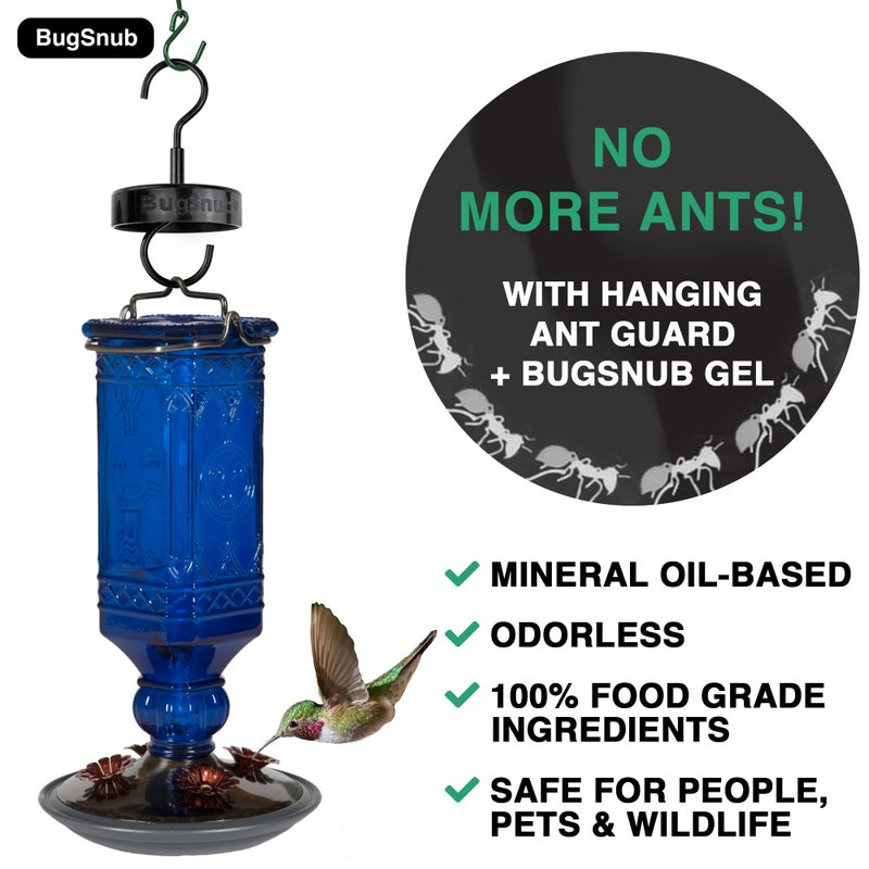 BugSnub Hanging Ant Guard (1-Pack)- Ant Defense for Hummingbird Feeders, Unique Upside-Down Design, No Liquid Moat - Image 3
